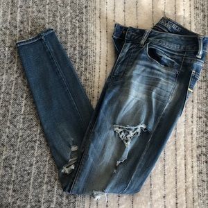 American Eagle Ripped Denim Jeans